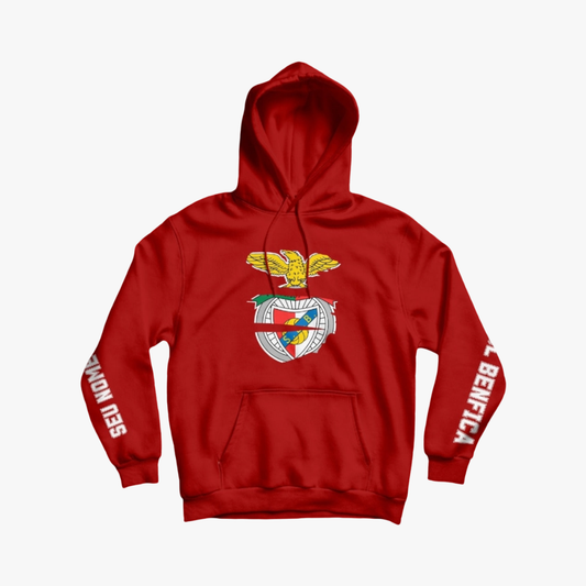 Benfica - Sweat-shirt com capuz - Vermelha