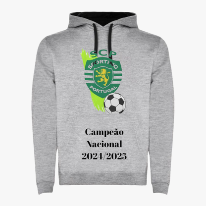 Sporting - Sweat-shirt com capuz - Cinza