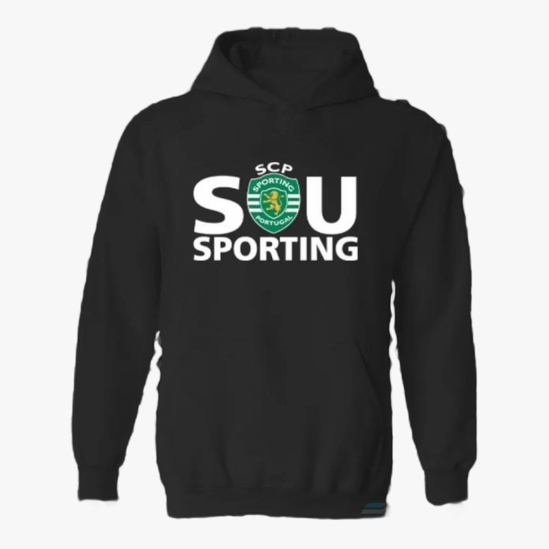 Sporting - Sweat-shirt com capuz - Preta
