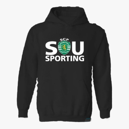 Sporting - Sweat-shirt com capuz - Preta