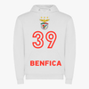 Benfica - Sweat-shirt com capuz - Branca