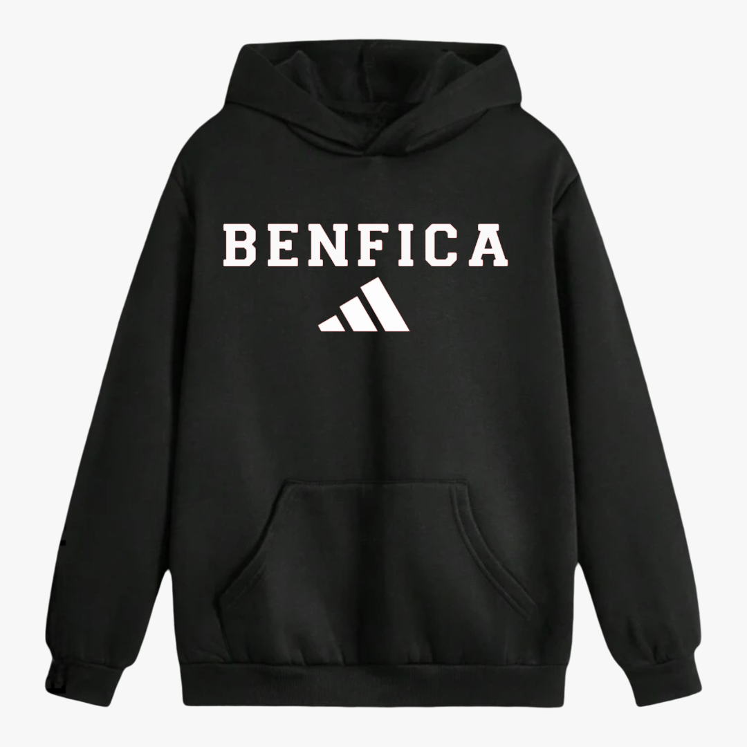 Benfica - Sweat-shirt com capuz - Preta