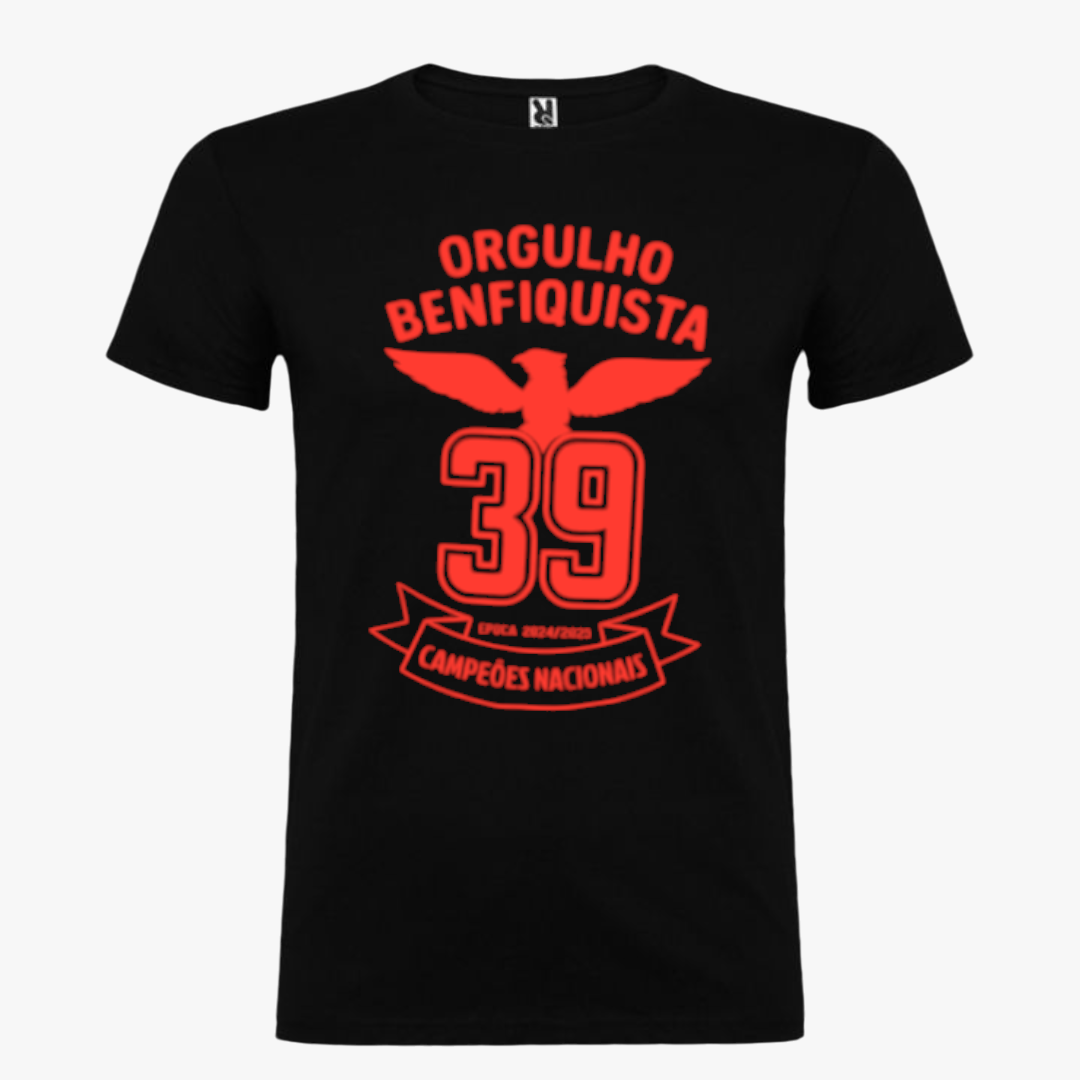 Benfica - T-shirt Preta