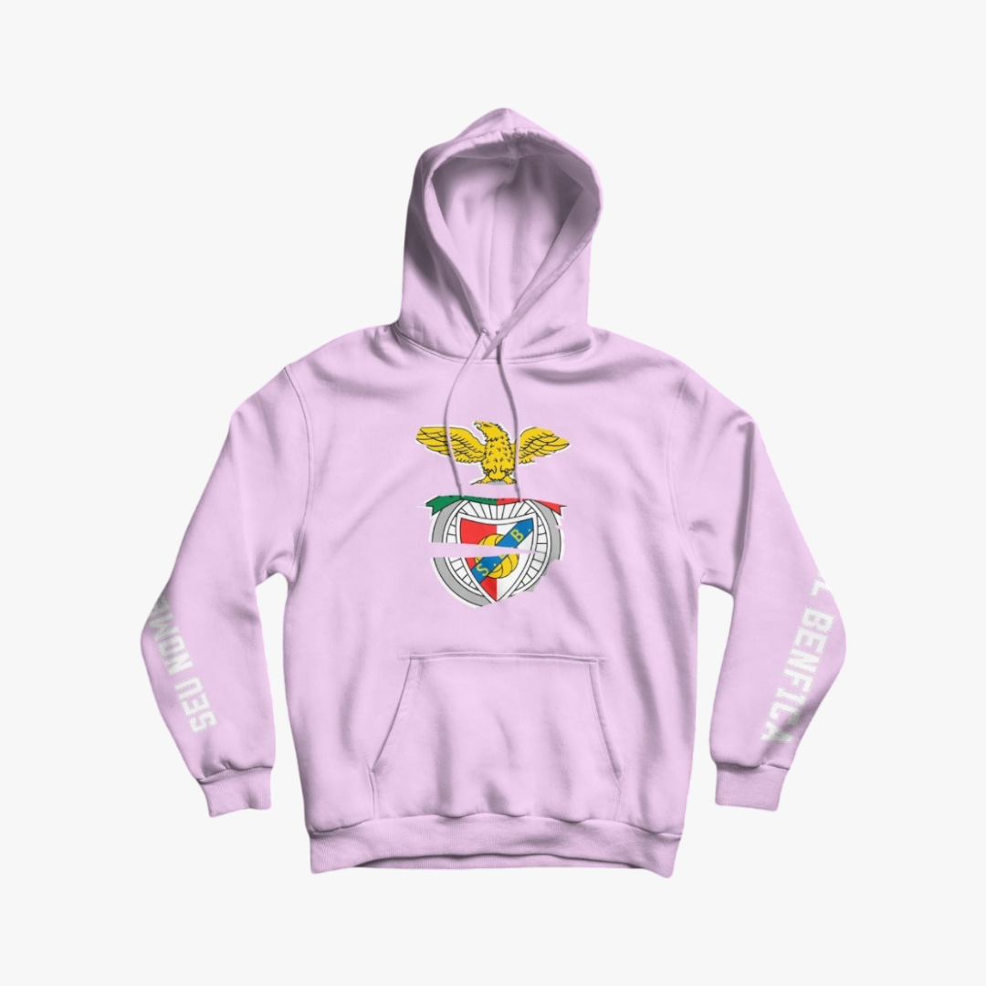 Benfica - Sweat-shirt com capuz - Rosa