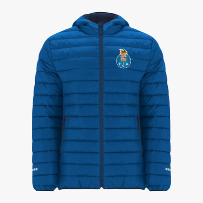 Porto - Parka acolchoada com capuz e enchimento "tacto de penas"