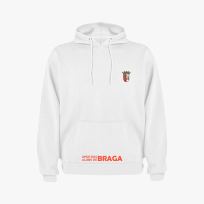 Braga - Sweat-shirt com capuz - Branca