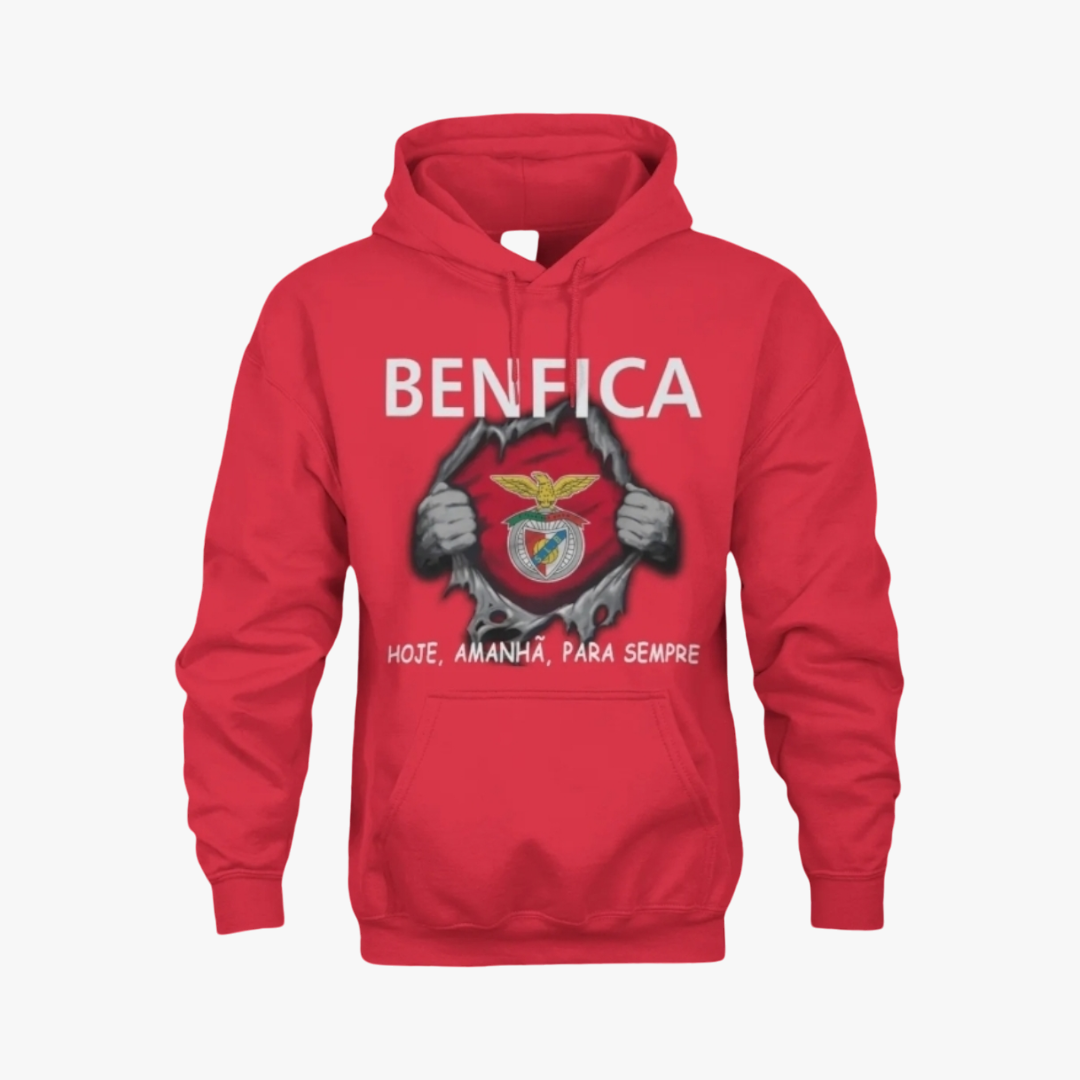 Benfica - Sweat-shirt com capuz - Vermelha