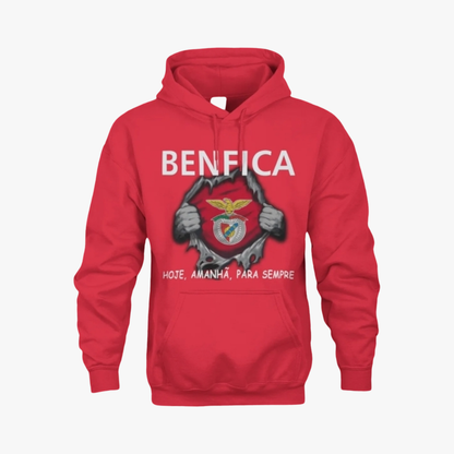 Benfica - Sweat-shirt com capuz - Vermelha