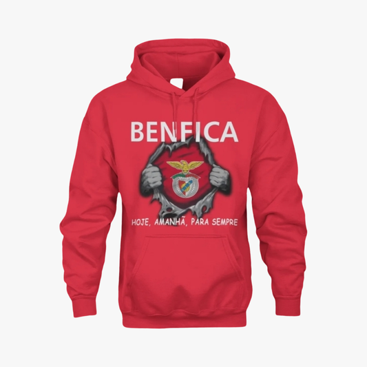 Benfica - Sweat-shirt com capuz - Vermelha