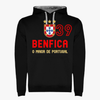 Benfica - Sweat-shirt com capuz - Preta