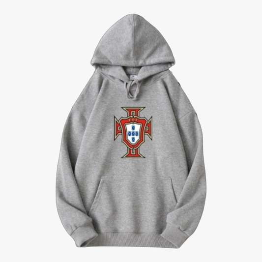 Portugal - Sweat-shirt com capuz - Cinza