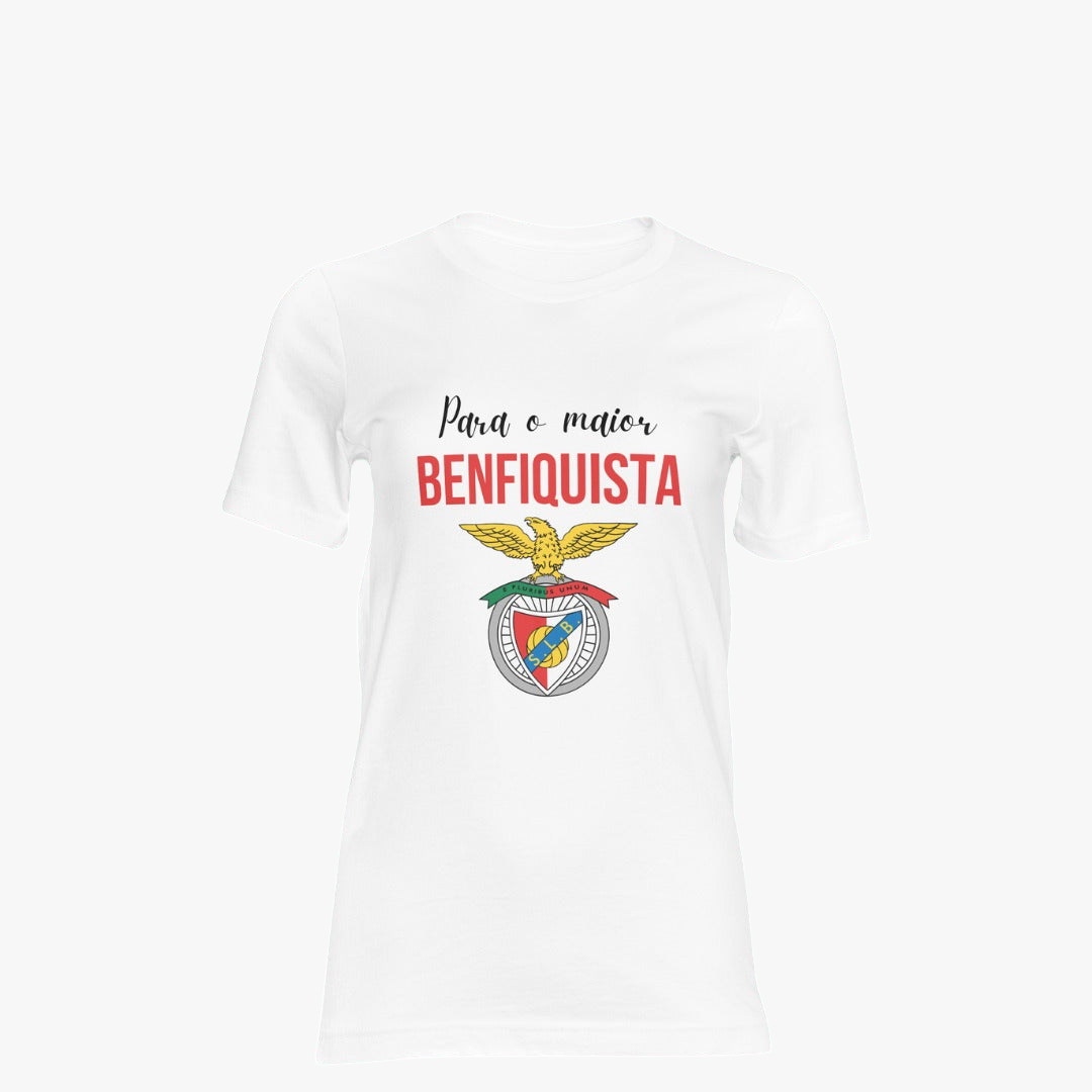 Benfica - T-shirt Branca / Vermelha / Preta