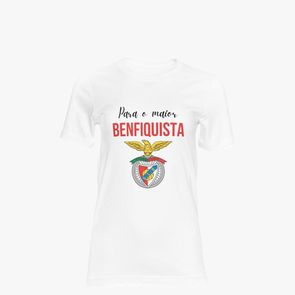 Benfica - T-shirt Branca / Vermelha / Preta