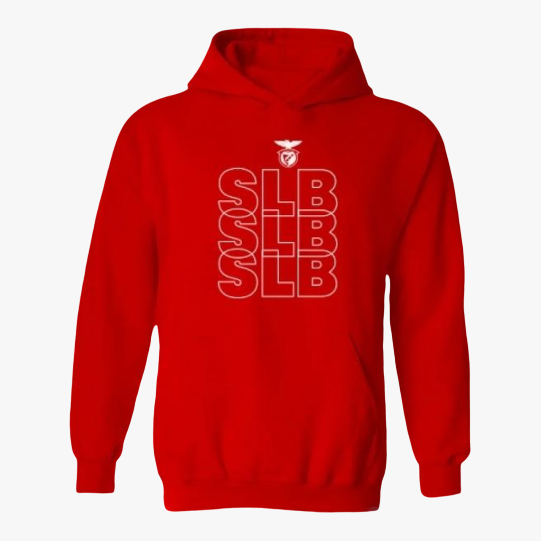 Benfica - Sweat-shirt com capuz - Vermelha