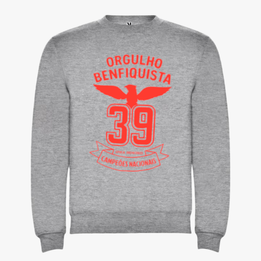 Benfica - Sweat-shirt - Cinza