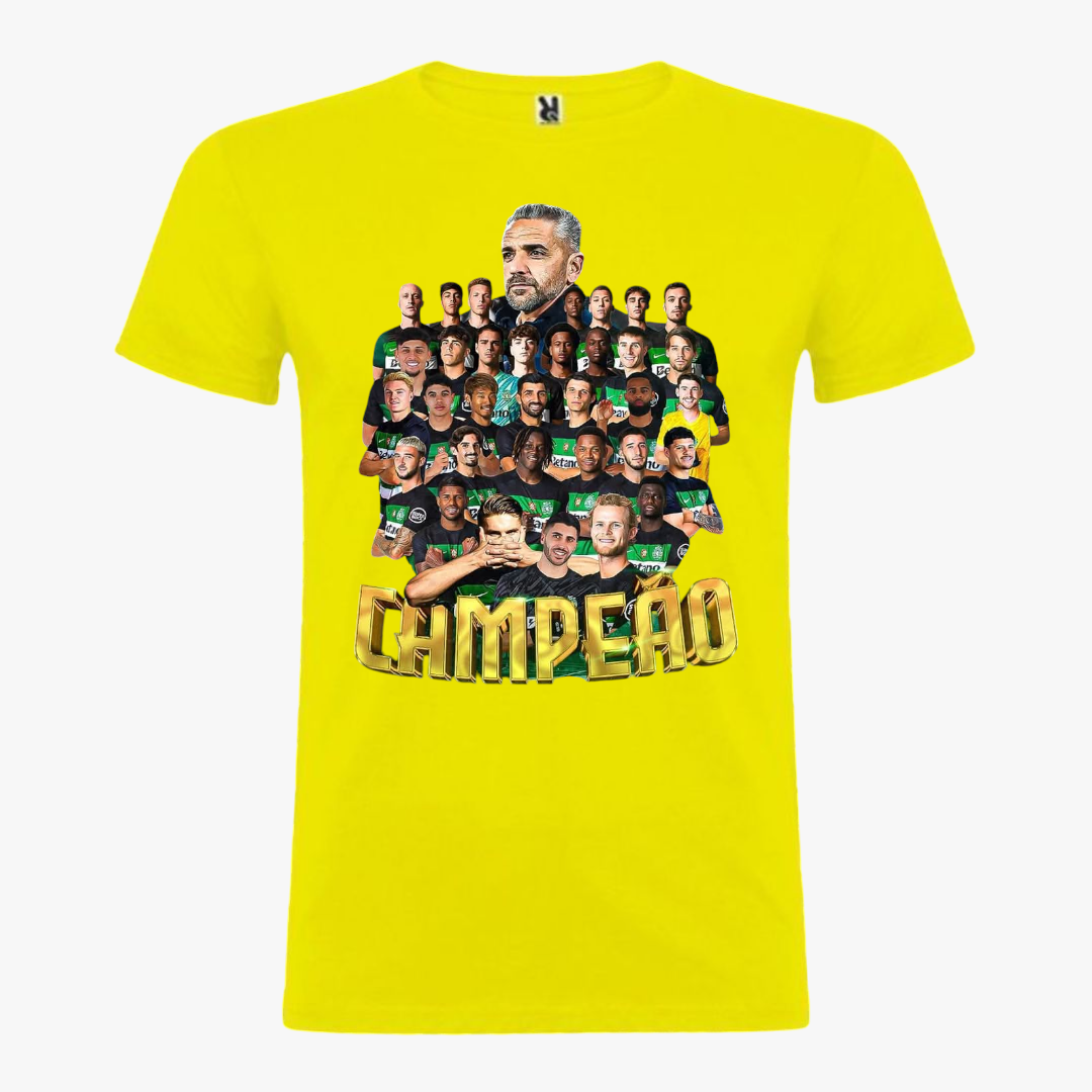 Sporting - T-shirt Amarela