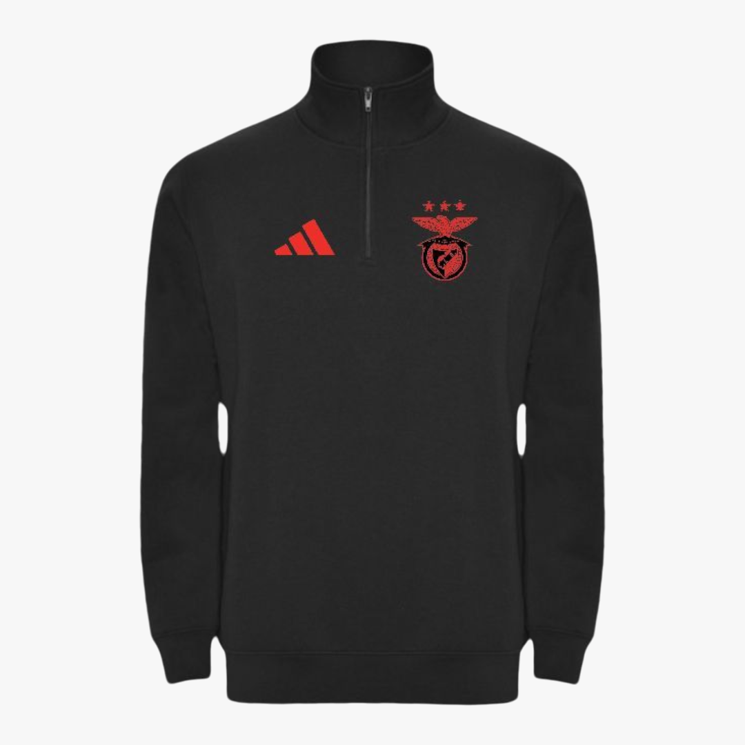 Benfica - Sweat-shirt com meio fecho e gola alta Ref. 1109 - 02