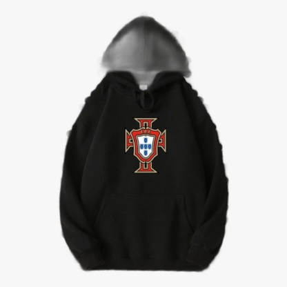 Portugal - Sweat-shirt com capuz - Preta