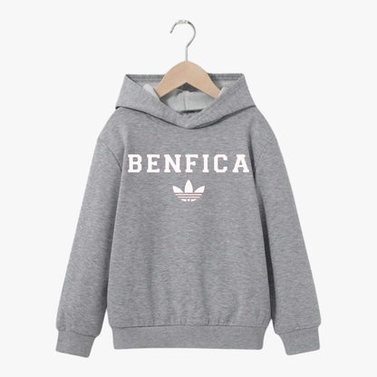 Benfica - Sweat-shirt com capuz - Cinza