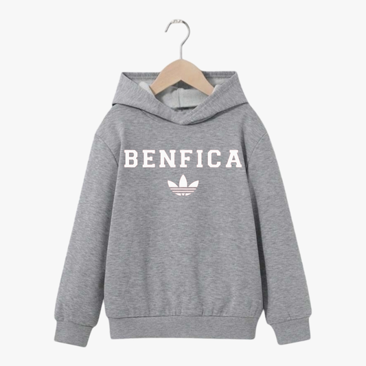 Benfica - Sweat-shirt com capuz - Cinza