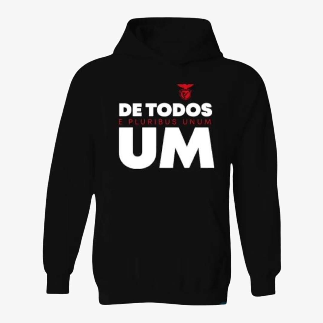 Benfica - Sweat-shirt com capuz - Preta