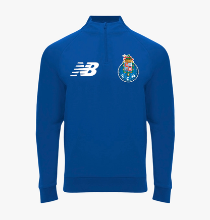Porto - Camisola de treino , manga raglan e meio fecho