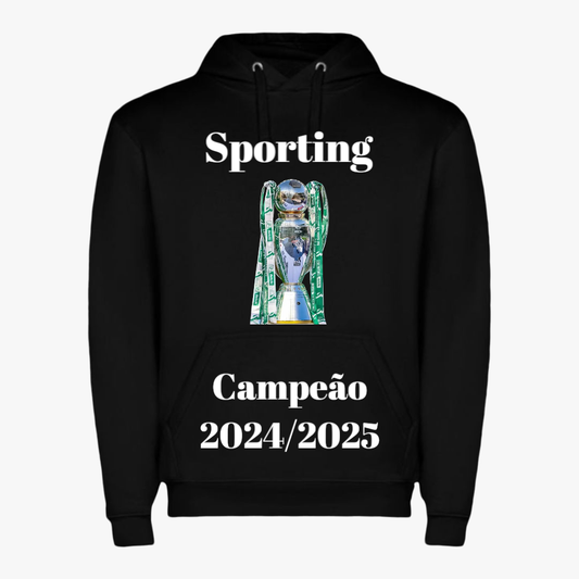 Sporting - Sweat-shirt com capuz - Preta