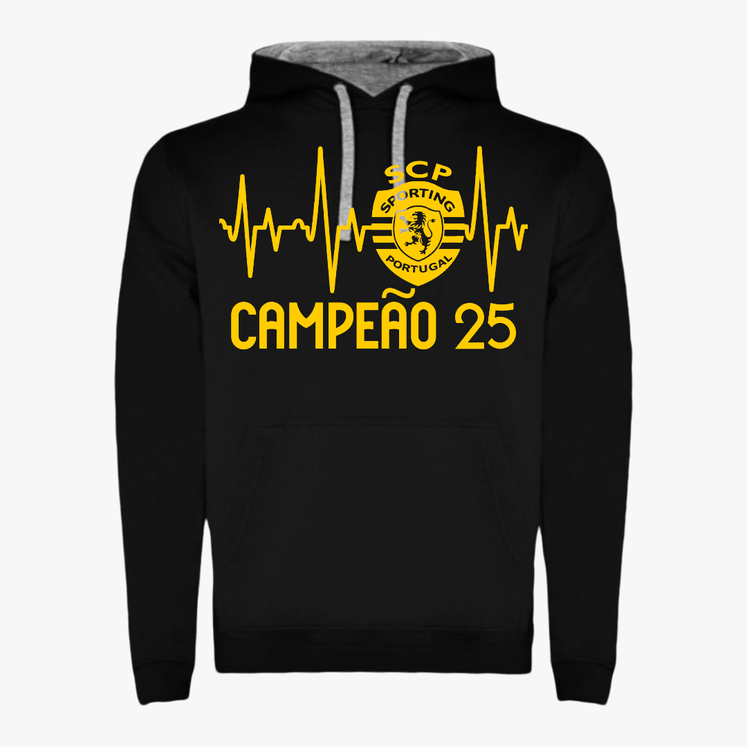 Sporting - Sweat-shirt com capuz - Preta