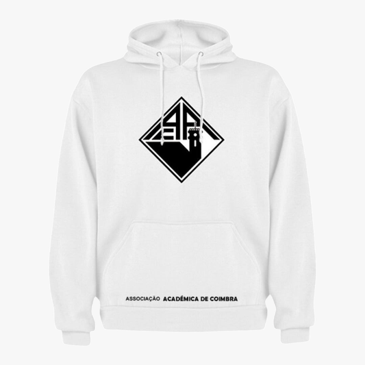 Académica de Coimbra - Sweat-shirt com capuz - Branca
