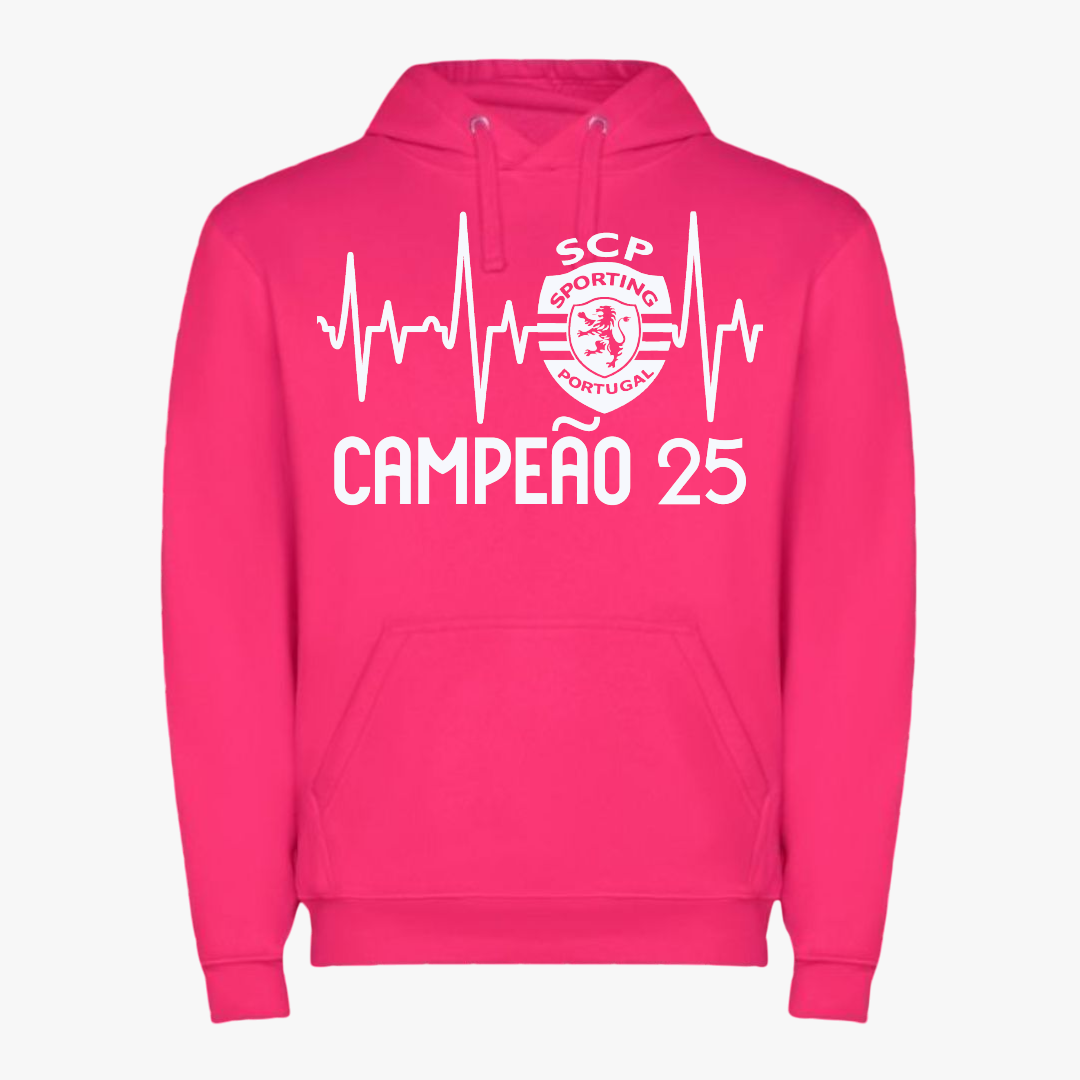 Sporting - Sweat-shirt com capuz - Rosa