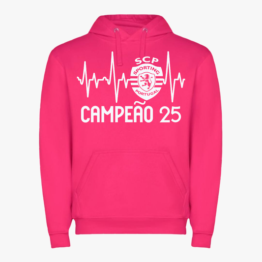 Sporting - Sweat-shirt com capuz - Rosa