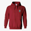Chaves - Sweat-shirt com capuz - Borgonha