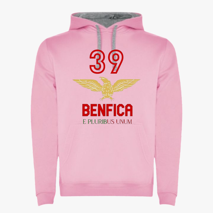 Benfica - Sweat-shirt com capuz - Rosa