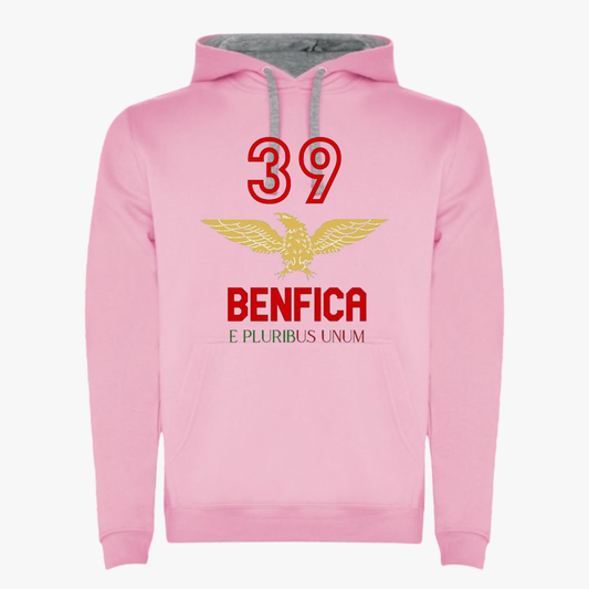 Benfica - Sweat-shirt com capuz - Rosa
