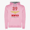 Benfica - Sweat-shirt com capuz - Rosa