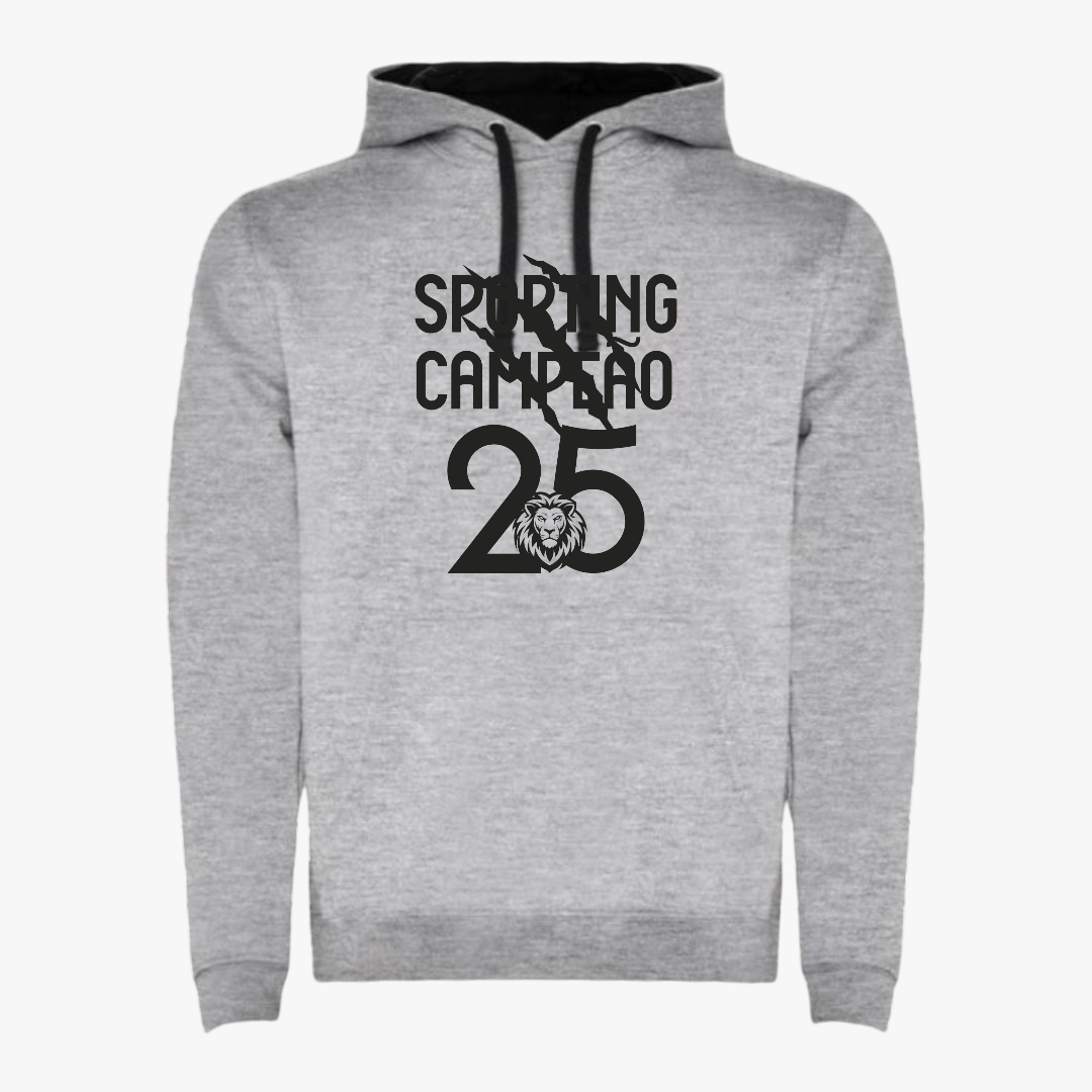 Sporting - Sweat-shirt com capuz - Cinza