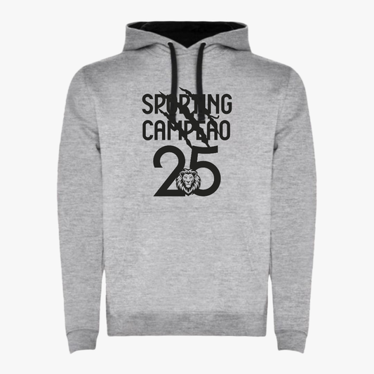 Sporting - Sweat-shirt com capuz - Cinza