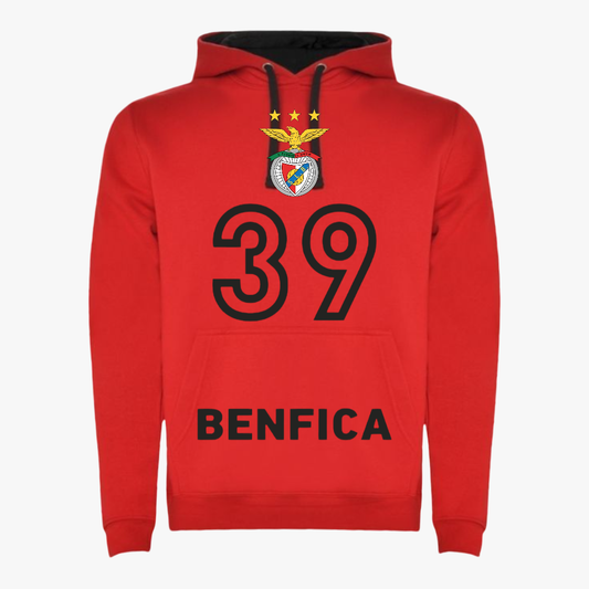 Benfica - Sweat-shirt com capuz - Vermelha