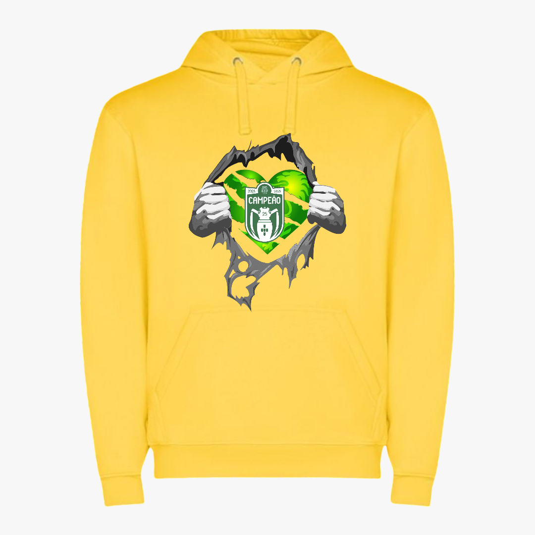 Sporting - Sweat-shirt com capuz - Amarela