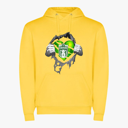 Sporting - Sweat-shirt com capuz - Amarela